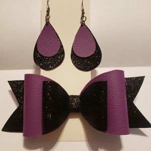 Bow / earring set